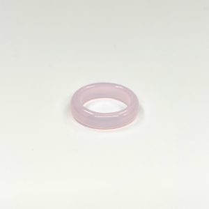 انگشتر عقیق صورتی ملایم