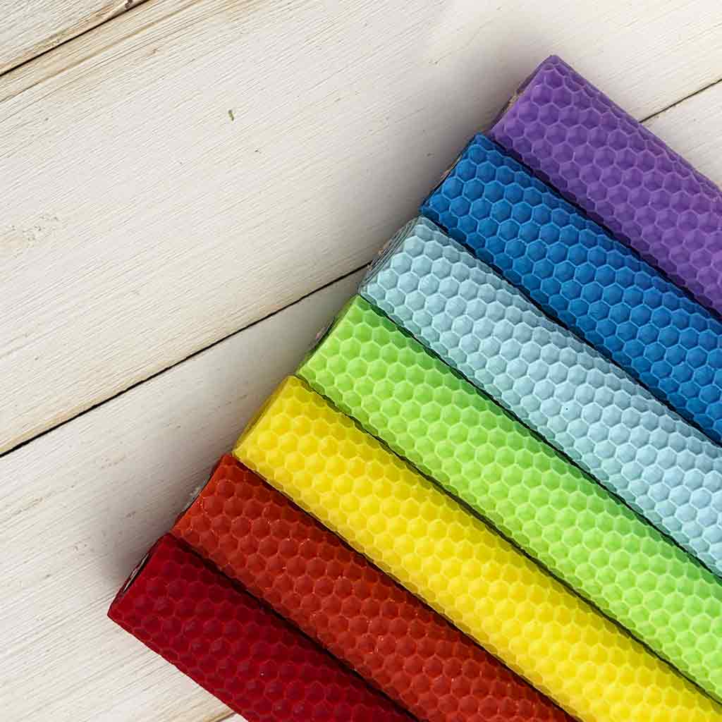 شمع ارگانیک بیزوکس رنگی مدل هفت‌ نور